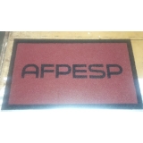 fornecedor de capacho personalizado para porta local Santana de Parnaíba