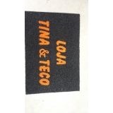 fornecedor de capacho personalizado residencial local Alto de Pinheiros