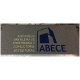 fornecedor de capachos personalizados grande Anália Franco