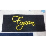 fornecedor de capachos personalizados loja Luz